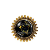 Pokemon Umbreon Brooch Badge Pin Fashion Jewelry Anime Eevee Evolution