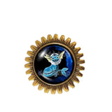 Pokemon Vaporeon Brooch Badge Pin Fashion Jewelry Anime Eevee Evolution