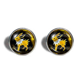 Pokemon Jolteon Cufflinks Cuff links Fashion Jewelry Anime Eevee Evolution