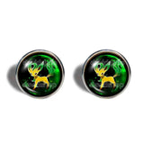 Pokemon Leafeon Cufflinks Cuff links Fashion Jewelry Anime Eevee Evolution
