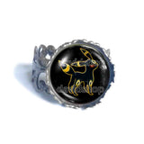 Pokemon Umbreon Ring Fashion Jewelry Anime Eevee Evolution