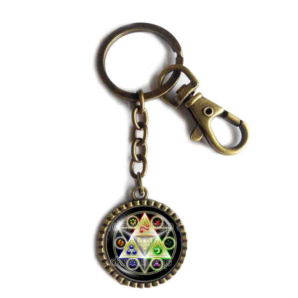 The Legend Of Zelda Keychain Key Chain Car Key Ring Cute Keyring Ocarina Of Time Tri Force Triforce Symbol Cosplay