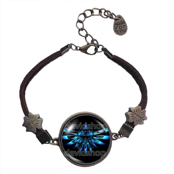 The Legend Of Zelda Triforce Bracelet Pendant Fashion Jewelry Ocarina Of Time Breath of the Wild Cosplay