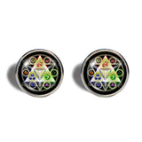 The Legend Of Zelda Cufflinks Cuff links Fashion Jewelry Ocarina Of Time Tri Force Triforce Symbol Cosplay