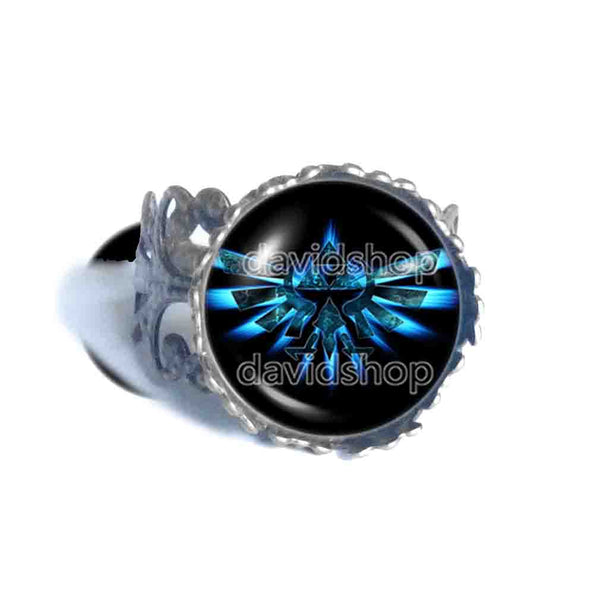 The Legend Of Zelda Triforce Ring Fashion Jewelry Ocarina Of Time Breath of the Wild Cosplay