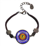 Chakra Bracelet Yoga Meditation Buddha Pendant Fashion Jewelry Om Symbol Spiritual
