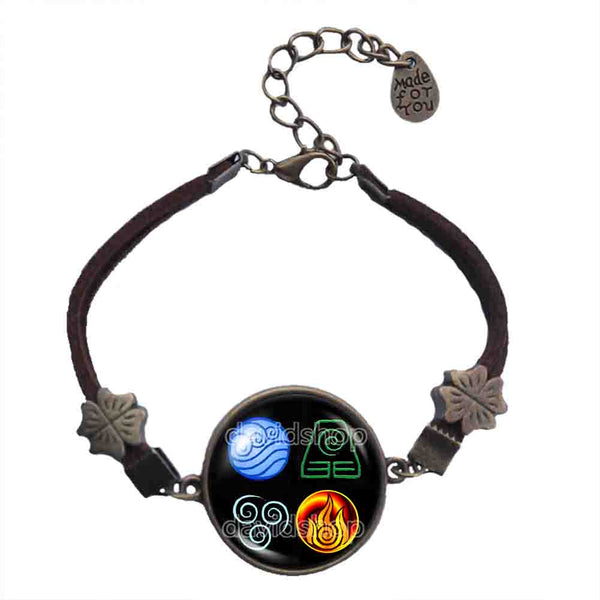 Avatar the last Airbender Bracelet Fire Elements Water Tribe Earth Kingdom Air Nomads  Legend of Korra Cosplay