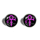 Prince Cufflinks Cuff links Ankh Symbol Purple Rain Art Fashion Jewelry Gift Sign
