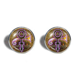 Prince Cufflinks Cuff links RIP Ankh Purple Rain Art Fashion Jewelry Gift Sign