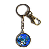 Pokemon Charizard Pokeball Keychain Keyring Car Anime Charizardite X Mega Stone Cosplay