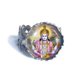 Hindu God Vishnu Ring Fashion Jewelry Gift Cosplay Charm Sign