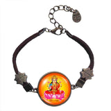 Lakshmi Bracelet Hindu Gods Goddesses Om Charm Fashion Jewelry Sign