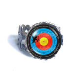 Archery Target Ring Bow Cupid Arrow Heart Angel Love Cosplay Fashion Jewelry Sign