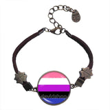 Genderfluid Pride Bracelet Flag Fashion Jewelry Cosplay