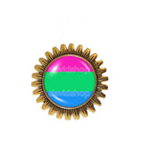 Polisexual Pride Brooch Badge Pin Flag Cute Gift Fashion Jewelry Cosplay