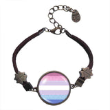 Bigender Pride Bracelet Symbol Flag Fashion Jewelry Cosplay