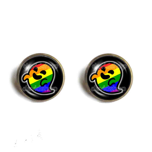 Gaysper Ear Cuff Stud Earring Gay Pride Rainbow Flag Fashion Jewelry Cute LGBT LGBTQ Sign
