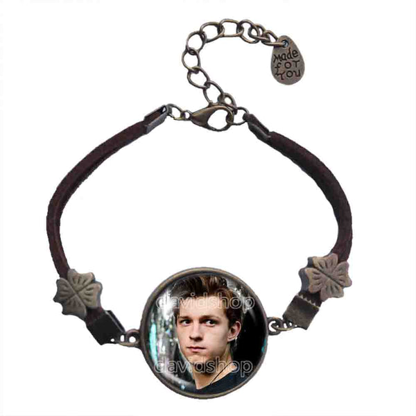 Tom Holland Bracelet Glass Pendant Fashion Jewelry Cosplay