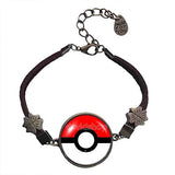 Pokemon Pokeball Bracelet Fashion Jewelry Cosplay Gift Cute Poke ball Red White