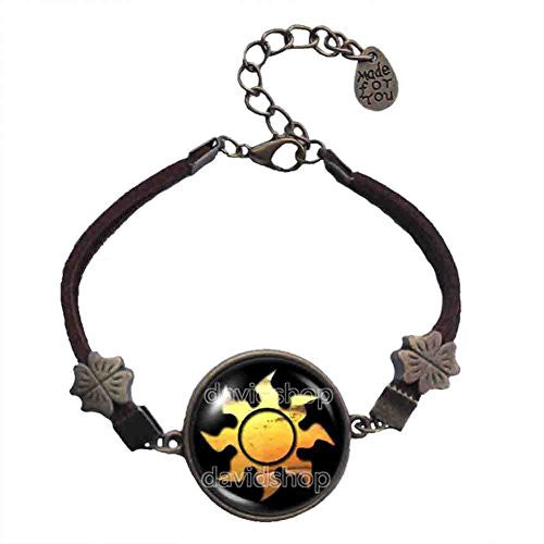 Magic the Gathering Bracelet Sun Symbol Pendant Mana Jewelry Gift Cosplay MTG