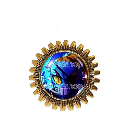 Undertale Brooch Badge Pin Pendant Game Cosplay Undyne Mettaton Hot Fashion Jewelry