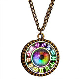 Colorful Eyes Homestuck Necklace God Mandala Constellation