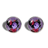 Undertale Muffet Cufflinks Cuff links Fashion Jewelry Cosplay Charm Small Cute Purple Spider
