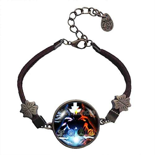 Avatar the last Airbender Bracelet Fire Elements Water Tribe Earth Kingdom Air Nomads