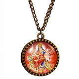 Devi Durga Shakti Maa Necklace Hindu Gods Goddesses Pendant Fashion Jewelry