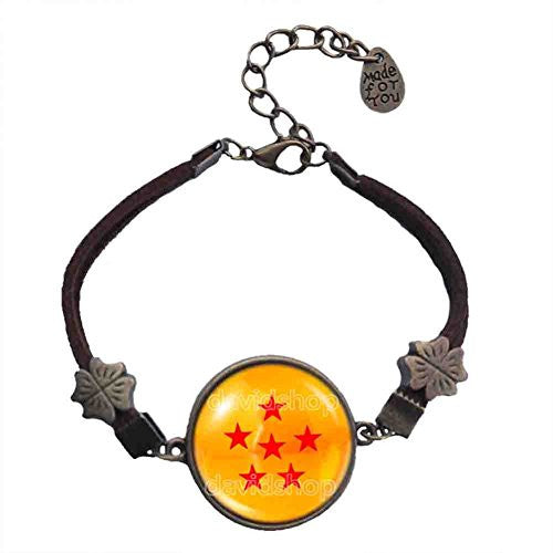 Dragon Ball Z Star Bracelet 1 2 3 4 5 6 7 Symbol Pendant Fashion Jewelry Cosplay Cute Gift
