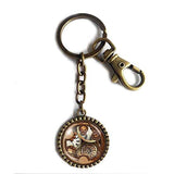 Dr Doctor Who Gallifreyan Symbol Keychain Cute Keyring Time Lord Gear Steampunk