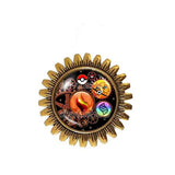 Pokemon Charizard Y Pokeball Brooch Badge Pin Anime Fashion Jewelry Charizardite Y Mega Stone Cosplay Gear Steampunk Keystone - DDavid'SHOP