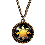 Magic the Gathering Necklace Sun Symbol Pendant Mana Jewelry Gift Cosplay MTG