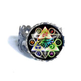 The Legend Of Zelda Triforce Ring Anime Fashion Jewelry Cosplay Element symbol