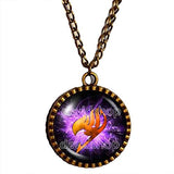 Fairy Tail Guild Symbol Necklace Mark Pendant Jewelry Cute Gift Cosplay Fire Wing Natsu Dragneel