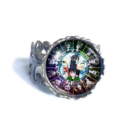 Homestuck Ring God Mandala Cosplay Fashion Jewelry Zodiac