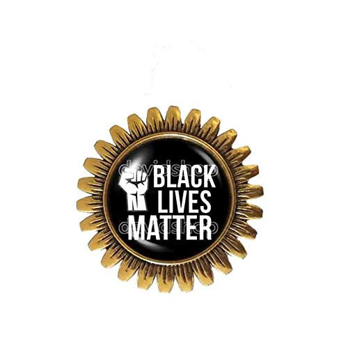 Black Lives Matter Brooch Badge Pin Symbol Fashion Jewelry