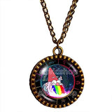 Gravity Falls Rainbow Gnome Necklace Pendant Jewelry Steve Cosplay