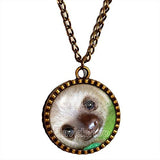 Baby Sloth Pendant Necklace Pet Vintage Fashion Charm Jewelry Art Gift Animal - DDavid'SHOP