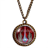 Jedi Order Necklace Pendant Jewelry Symbol Logo Emblem Cosplay