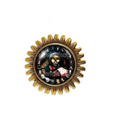 CREEPY PASTA TICCI TOBY Brooch Badge Pin Symbol Jewelry Cosplay Hatchet Blood