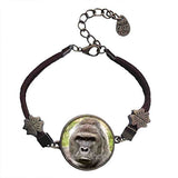 Harambe Gorilla Bracelet Symbol Poster Photo Pendant Fashion Jewelry Cute Gift