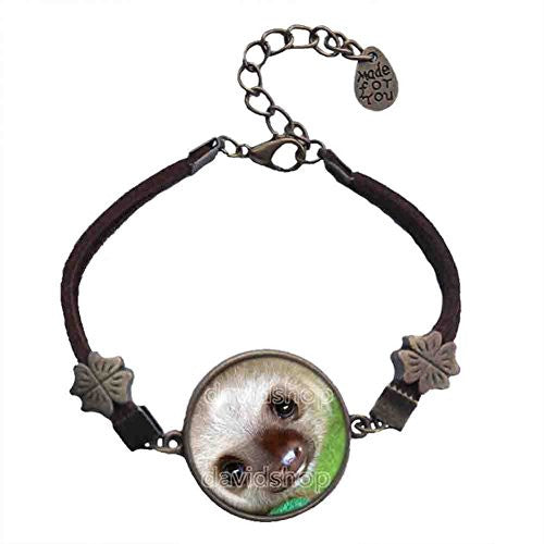Baby Sloth Pendant Bracelet Symbol Fashion Jewelry Animal Pet Cosplay