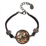 Dr Doctor Who Gallifreyan Symbol Bracelet Time Lord Jewelry Gear Steampunk
