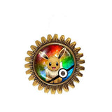 Pokemon Eevee Brooch Badge Pin Symbol Eeveelution Anime Pokeball Pendant Jewelry Cosplay Cute Gift - DDavid'SHOP