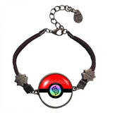 Pokemon Pokeball Keystone Bracelet Fashion Jewelry Cosplay Gift Cute Poke ball