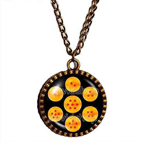 Dragon Ball Z Star Necklace 1 2 3 4 5 6 7 Symbol Pendant Fashion Jewelry Chain Cosplay