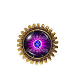 Antahkarana Brooch Badge Pin Reiki Healing Jewelry Chakra Symbol