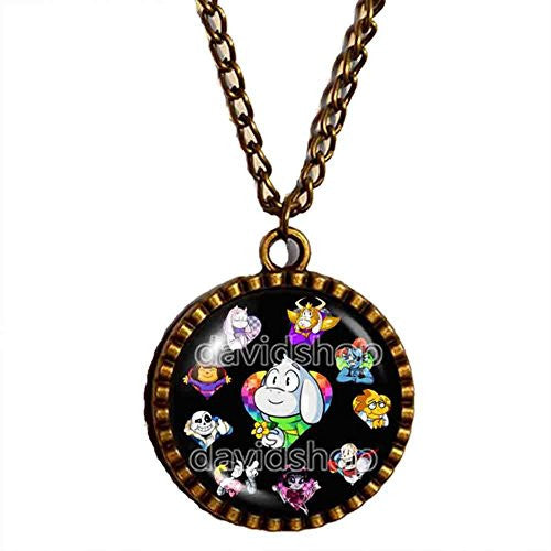 Undertale Asriel Dreemurr Necklace Symbol Pendant Jewelry Cosplay Cute Gift For Friend