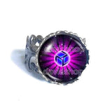 Antahkarana Ring Reiki Healing Jewelry Chakra Symbol